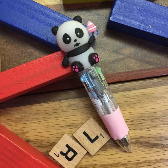 Other - Cotton Candy Panda Multi Colored Ballpoint Pen